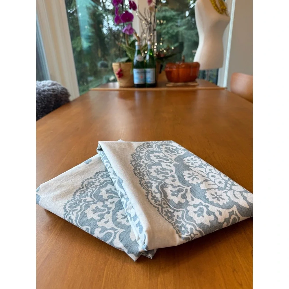 Pottery barn Euro shams lucianna gray medallion